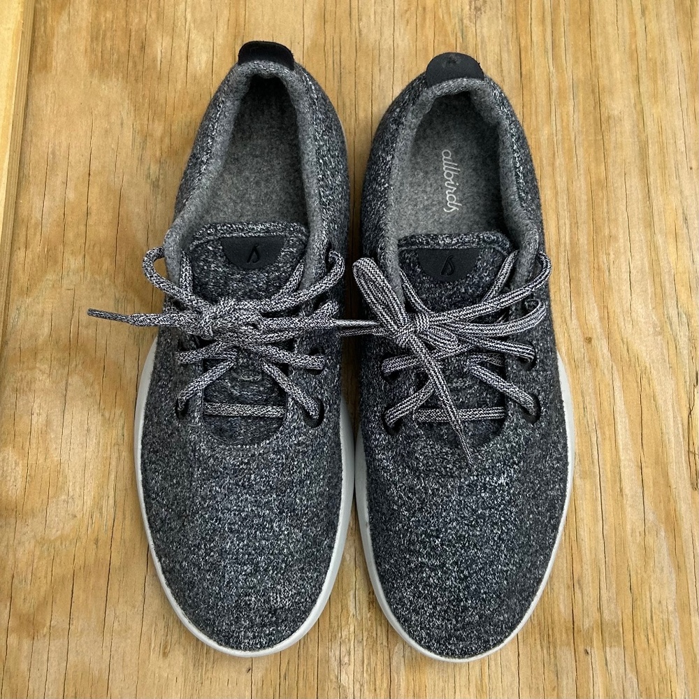 Allbirds Charcoal Gray Wool Runners Size 11